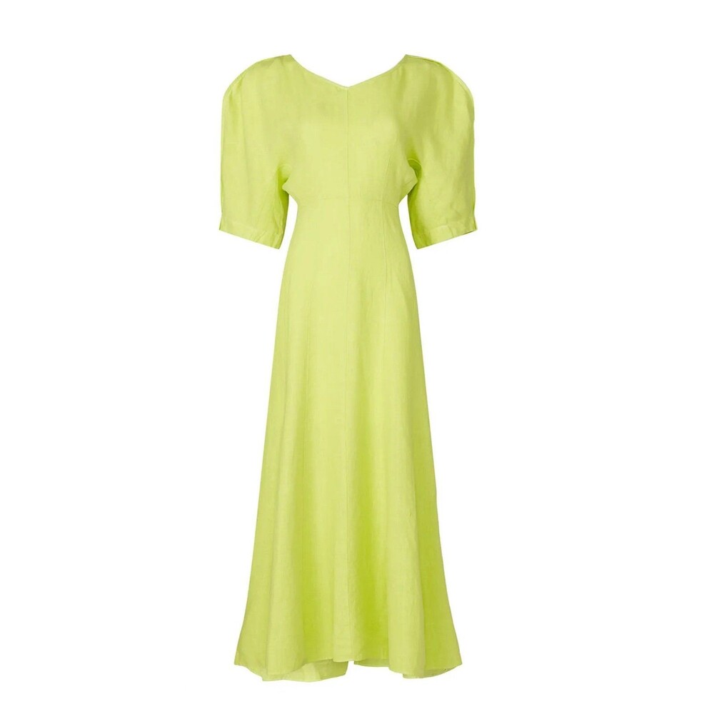 Mara Hoffman Chartreuse Midi Dress